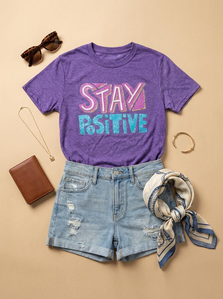 Stay Positive Graphic Tee