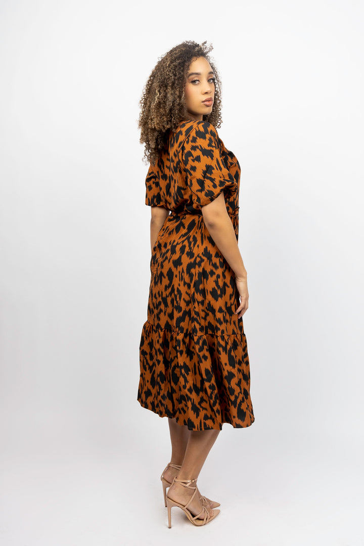 Leopard Wrap Dress