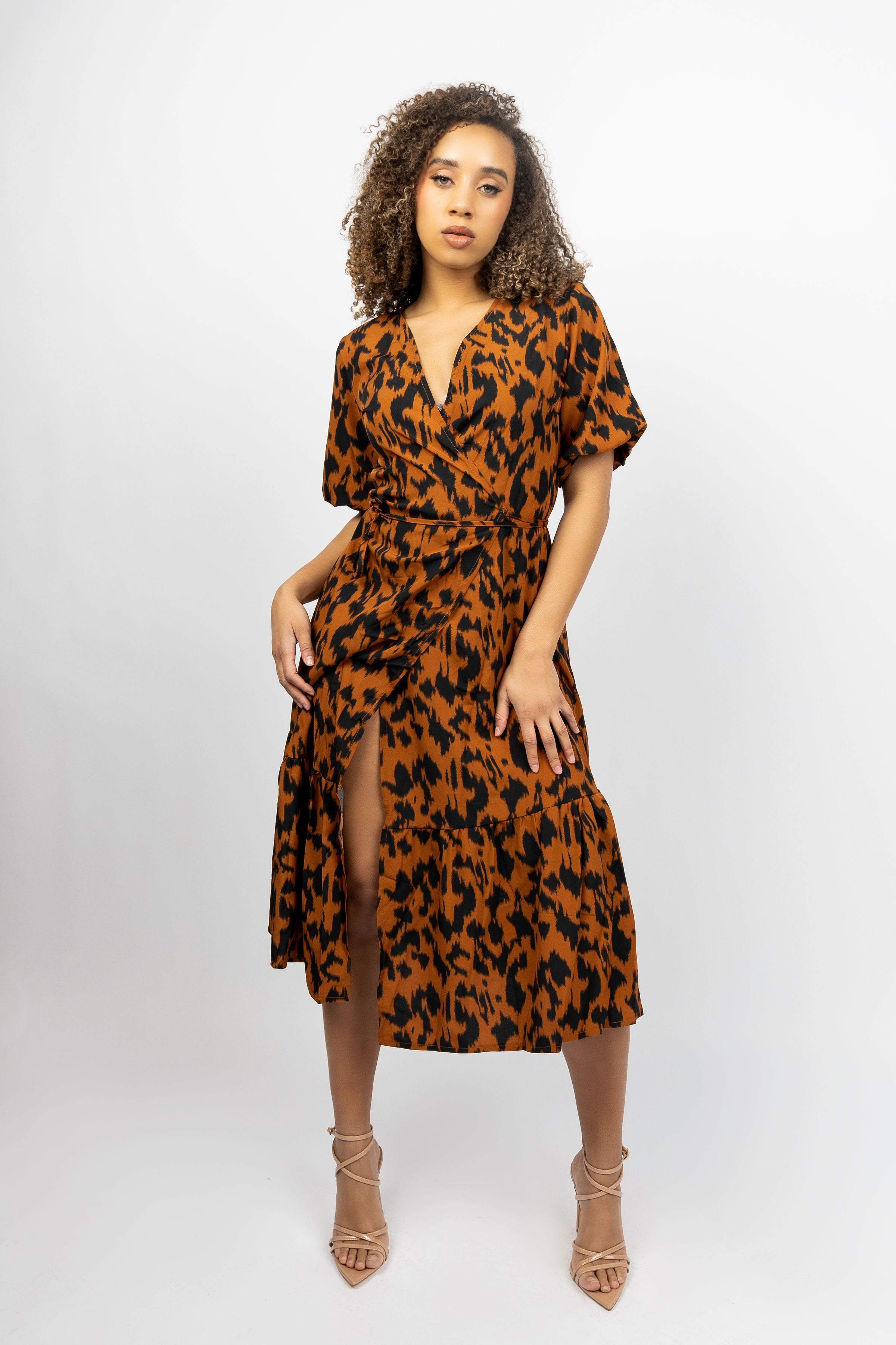 Leopard Wrap Dress