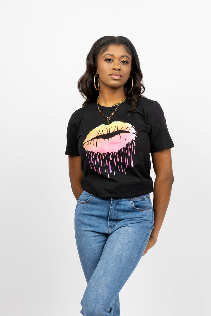 Painted Lip Graphic Tee
